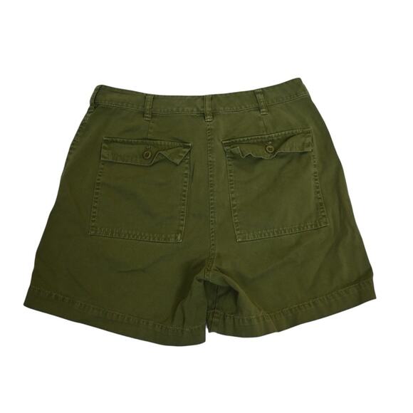 J. Crew Women's 6 Army Green Cargo Shorts - Picture 2 of 10